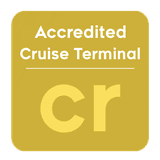 CR Accredited Cruise Terminal badge