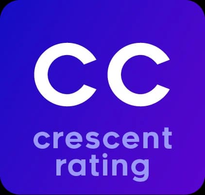Crescent Rated CC restaurant rating badge