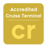 CR Accredited Cruise Terminal badge