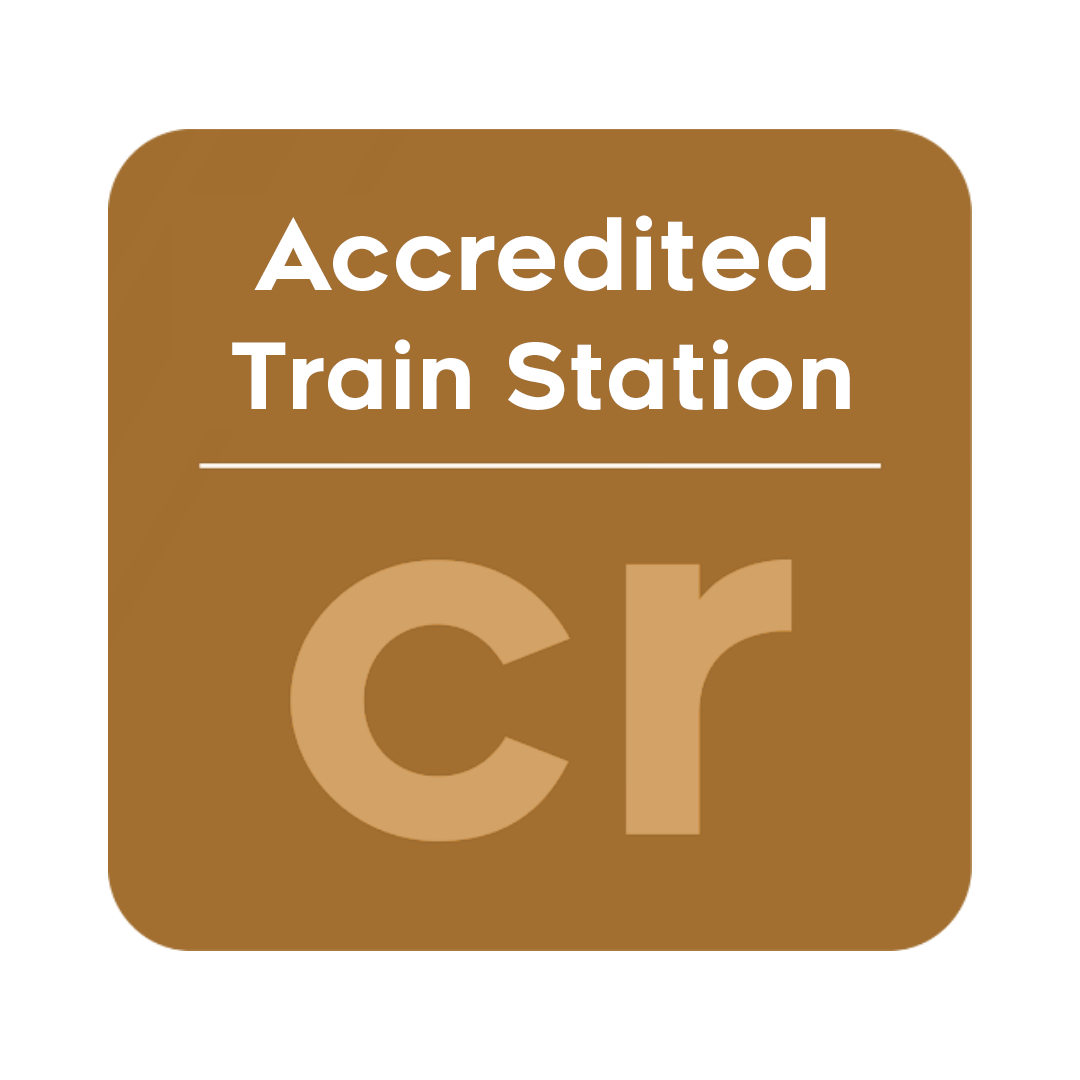 Train Station Bronze accreditation badge